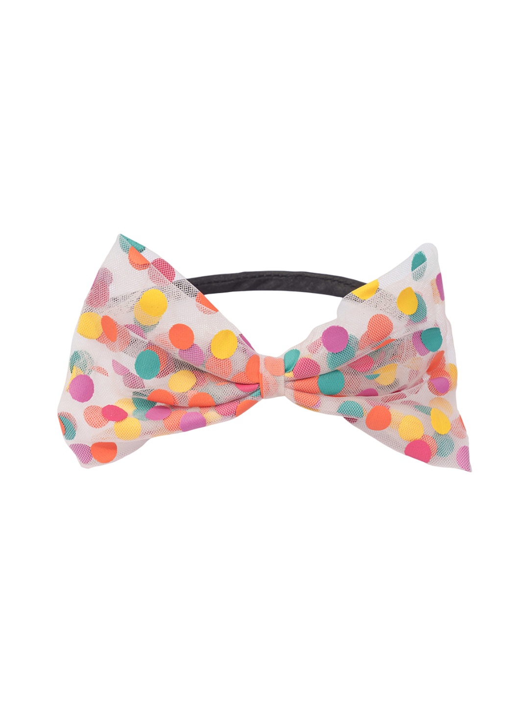 

Aye Candy Dotted Tulle Side Bow Hairband, Pink