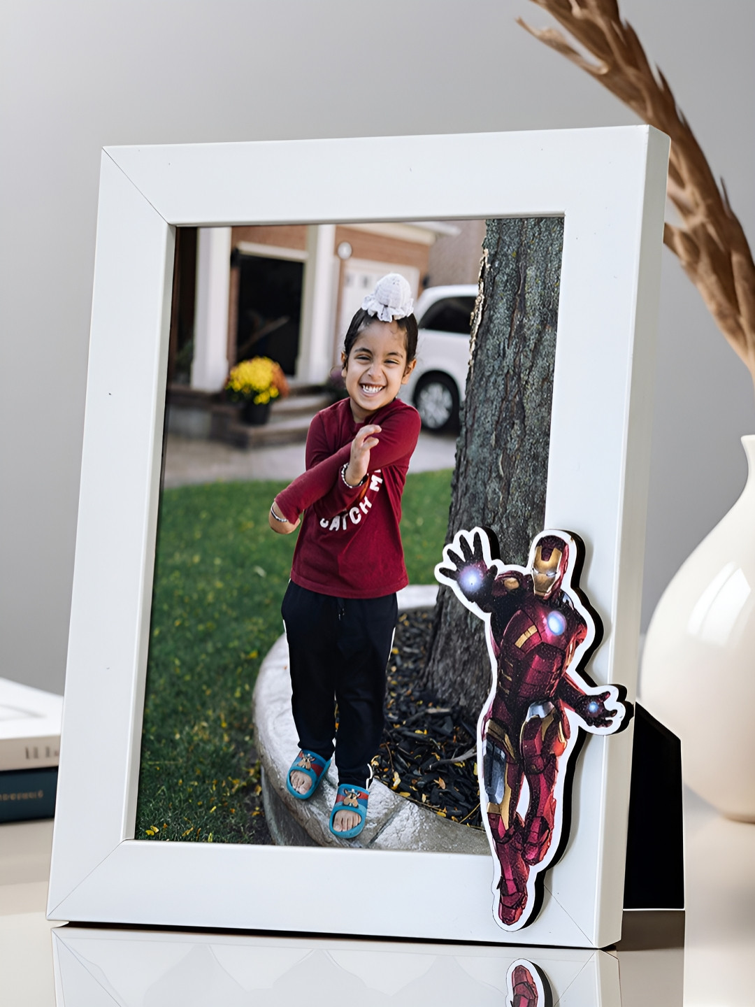 

Art Street White 1 Pieces MDF Table Photo Frames