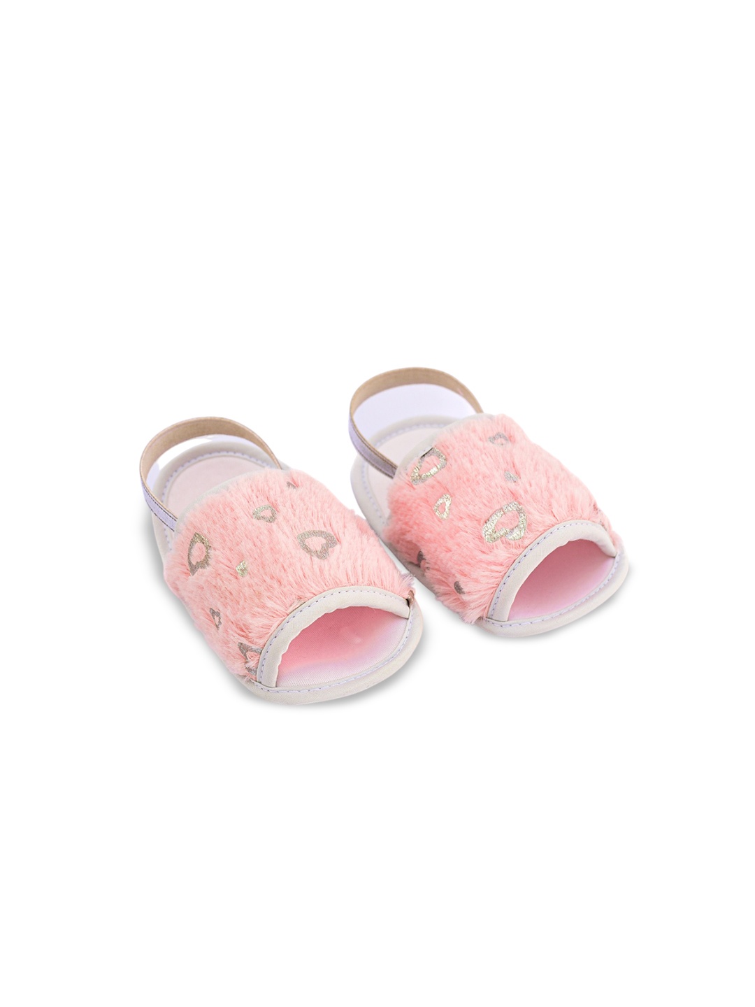 

Daizy Girls Fur Booties Peach