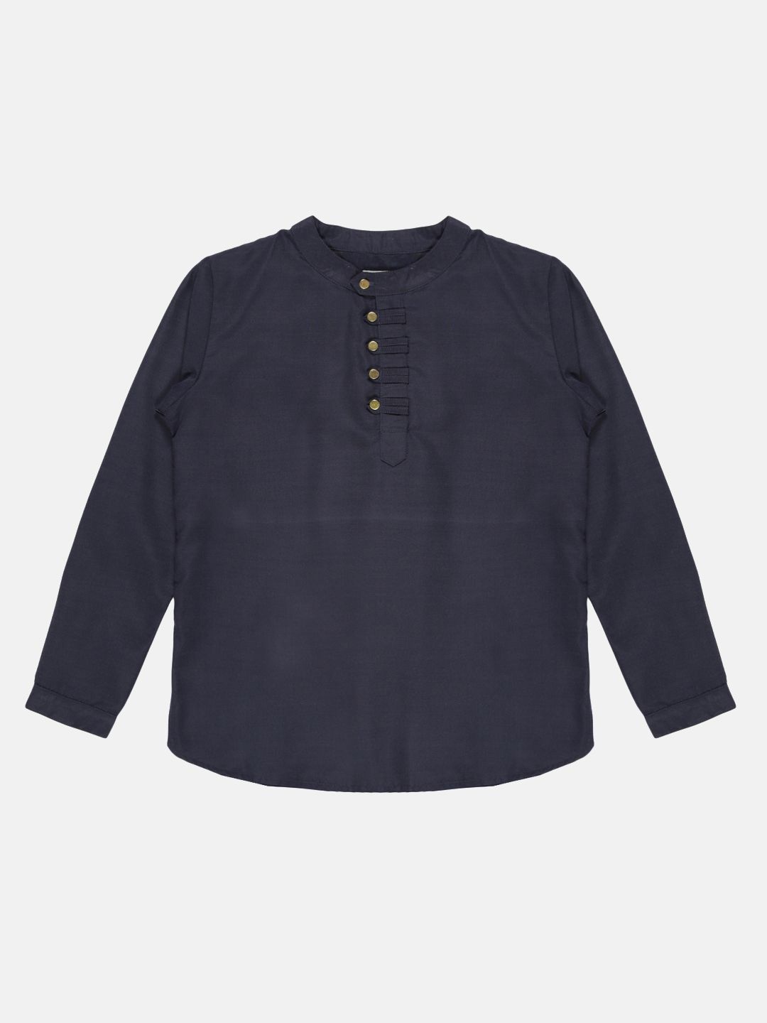 

YOUNG BIRDS Boys Opaque Casual Shirt, Navy blue