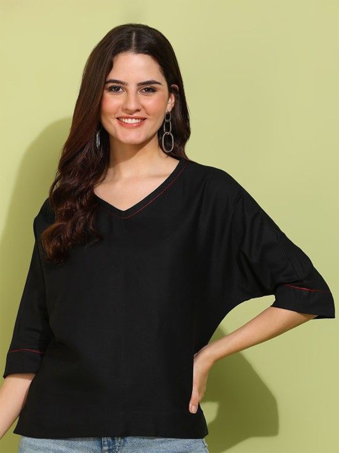 

DressBerry Cotton Top, Black