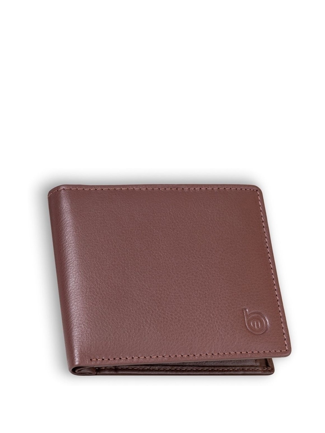 

BAGMAN Men Leather Two Fold Wallet, Maroon