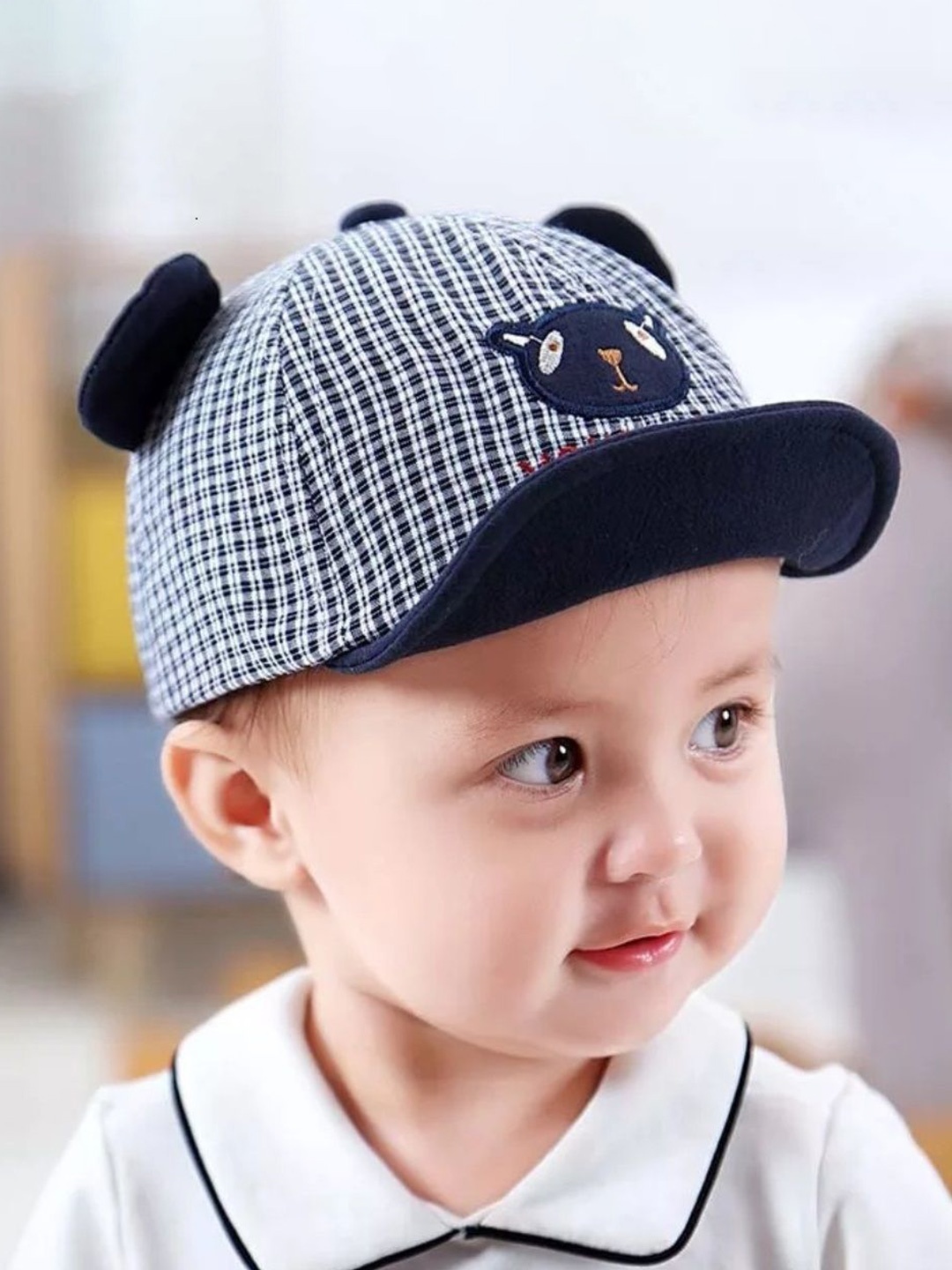 

Ziory Unisex Kids Embroidered Baseball Cap, Navy blue