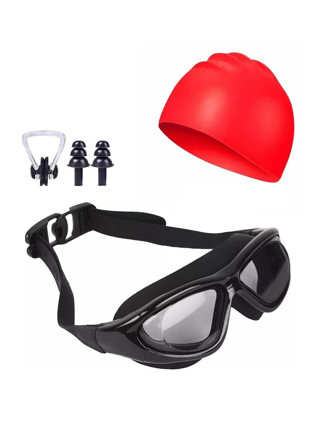 

ARROWMAX Swimming Goggles Combo Kit, Black
