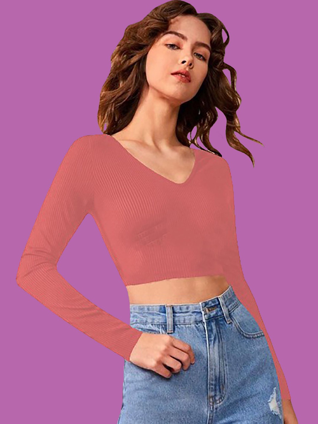 

Dream Beauty Fashion Crop Top, Peach