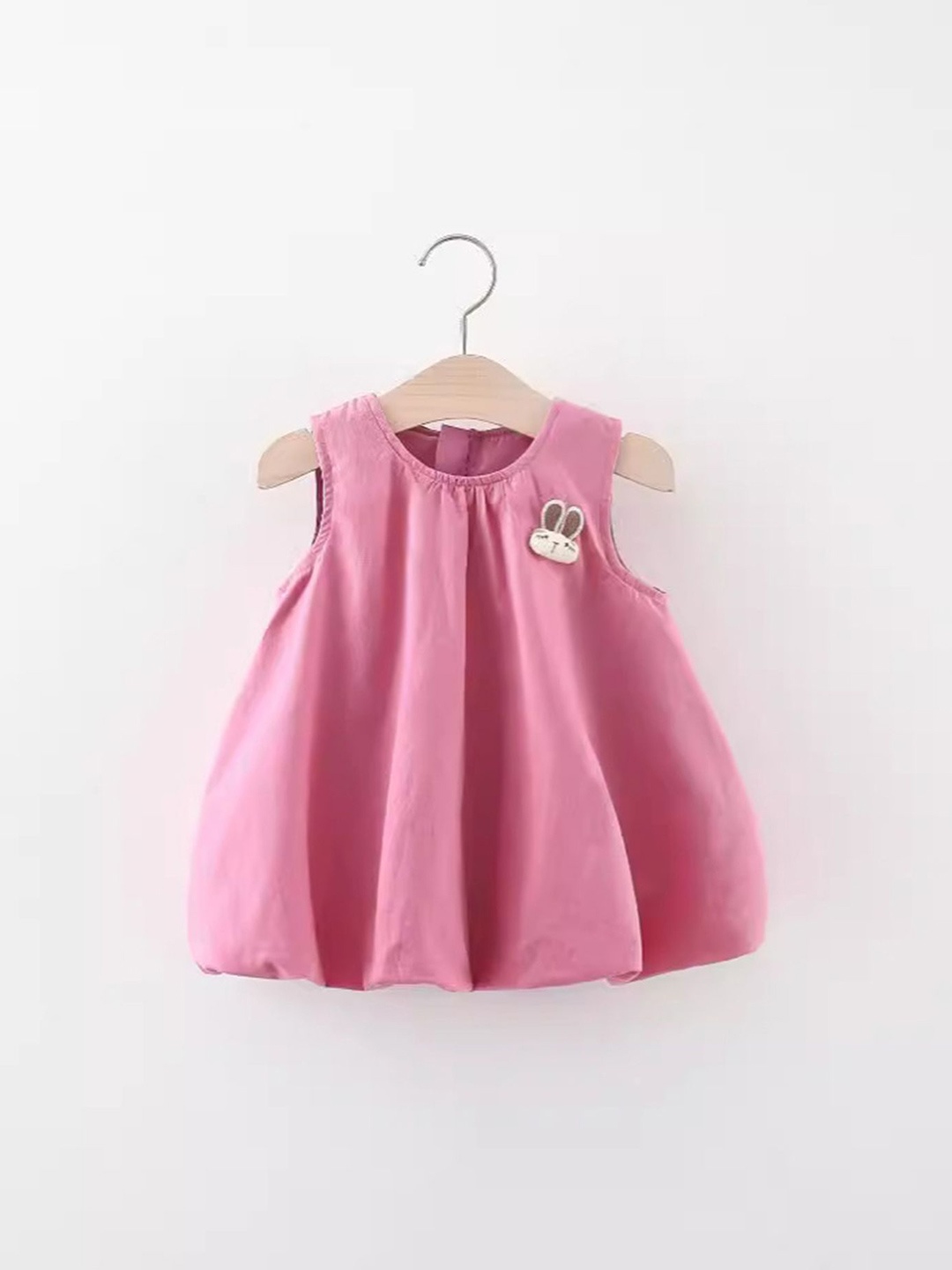

LULU & SKY Girls Sleeveless Balloon Dress, Pink