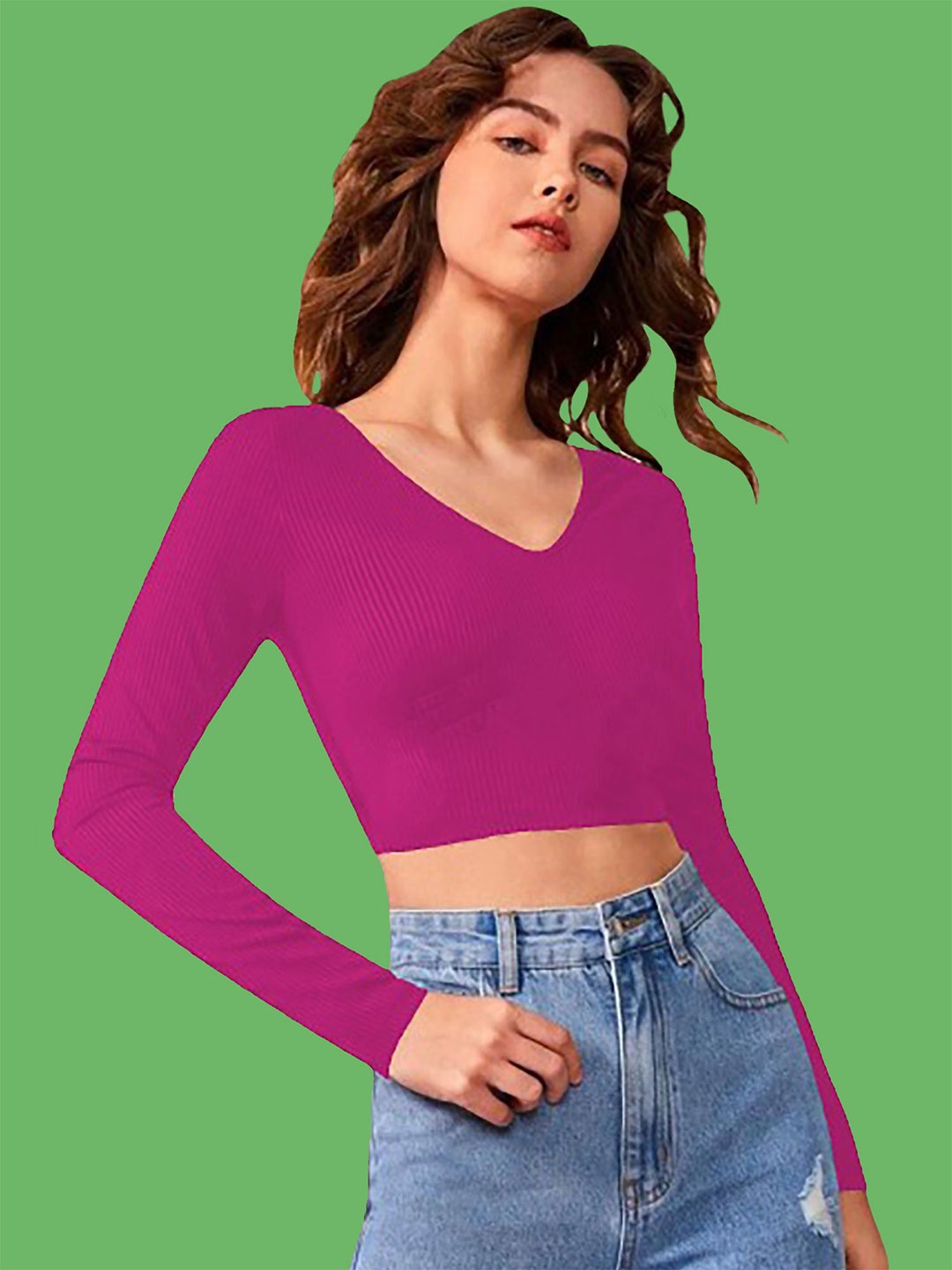 

Dream Beauty Fashion Crop Top, Pink