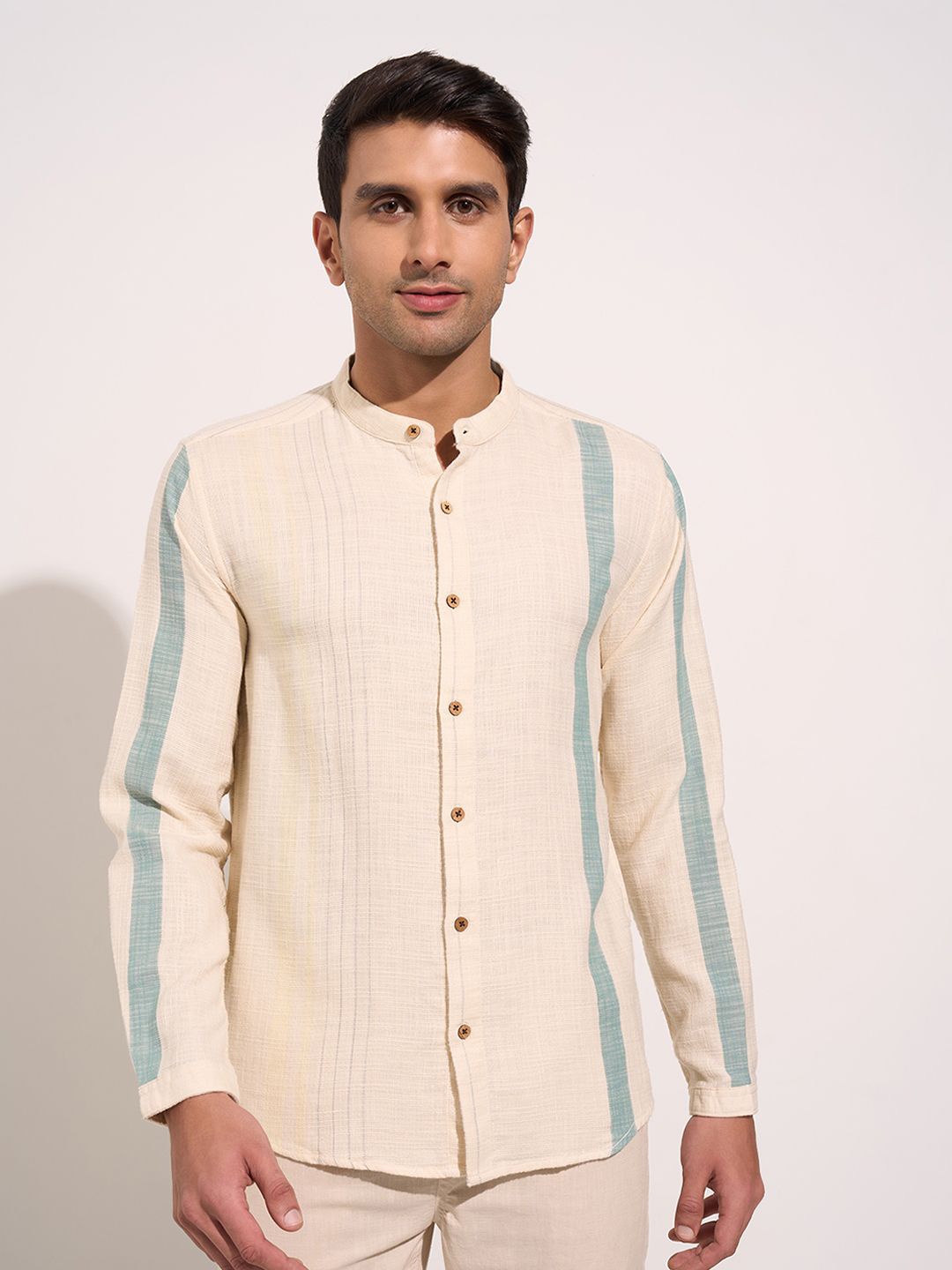 

7 Alt by Pantaloons Men Opaque Casual Shirt, White