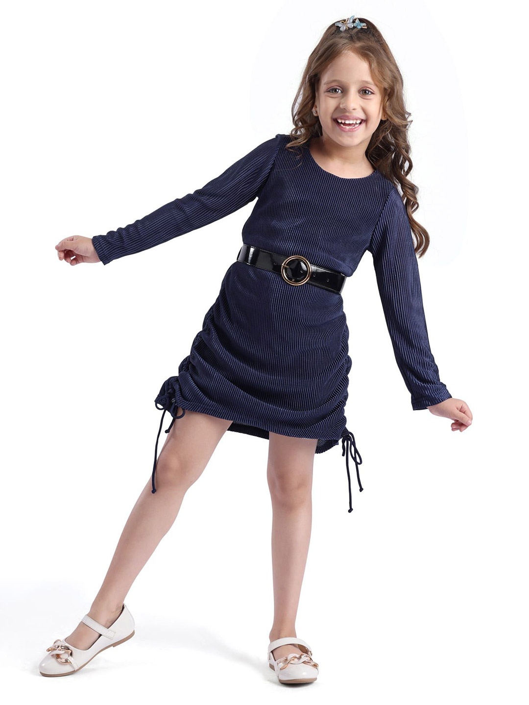 

Hola Bonita T-shirt Dress, Navy blue