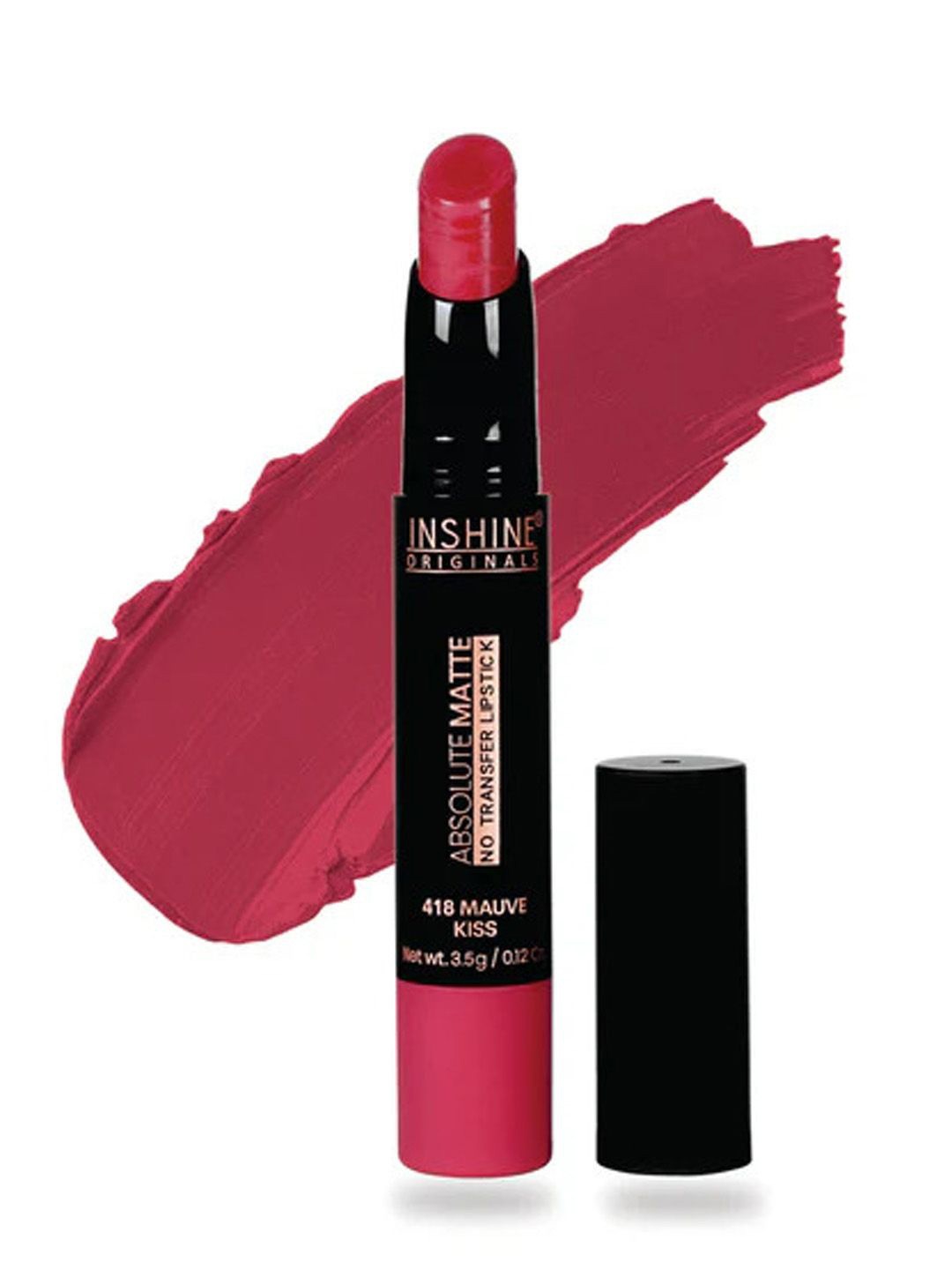 

Inshine Originals Absolute Matte No Transfer Bullet Lipstick - 3.5 g - Mauve Kiss 418