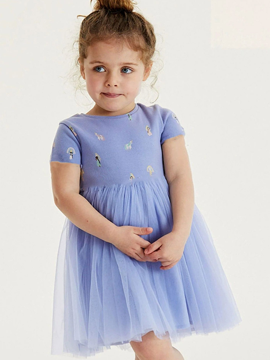 

LULU & SKY Fit & Flare Dress, Purple