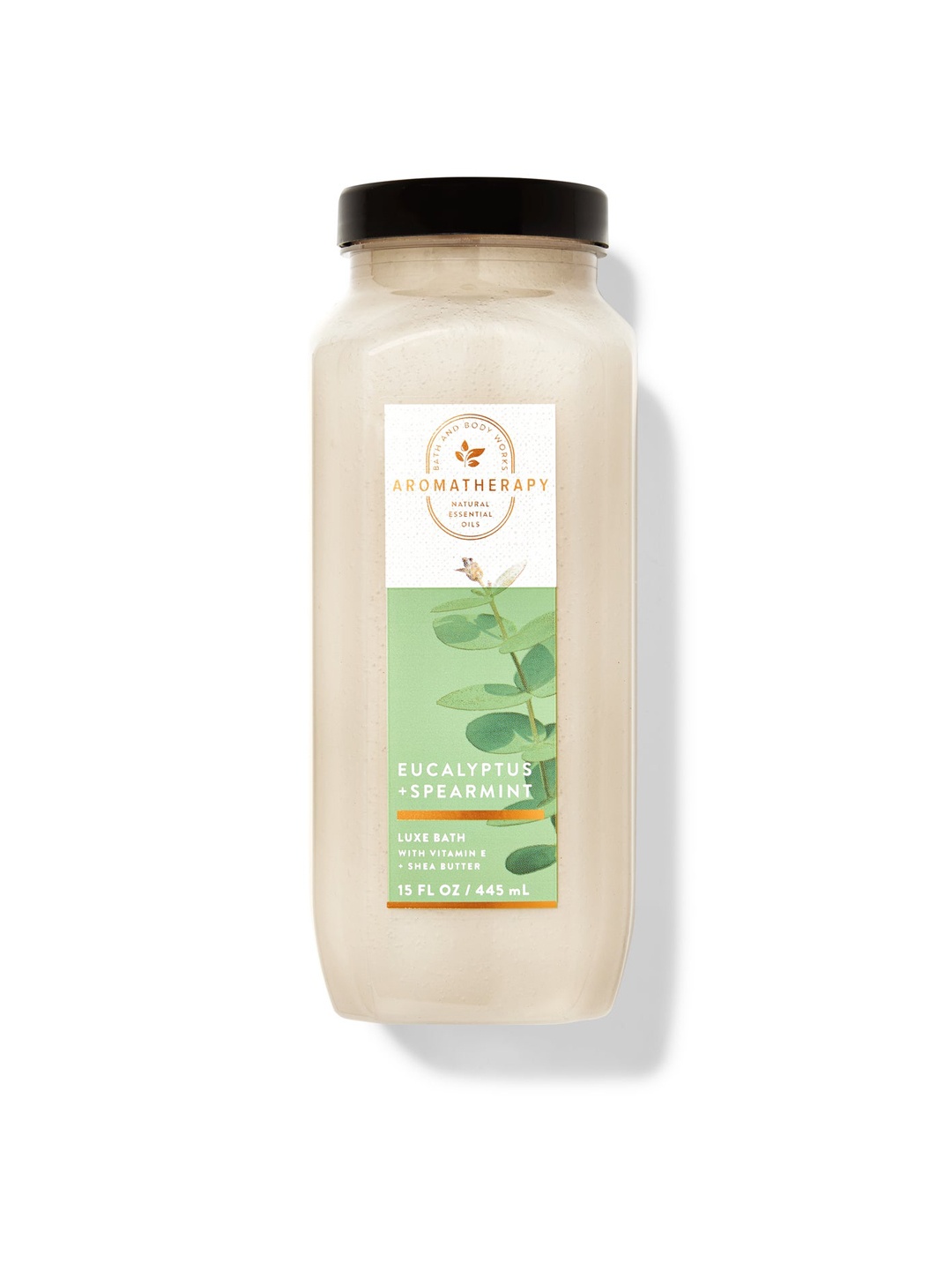 

Bath & Body Works Eucalyptus Spearmint Luxe Bath Shower Gel with Vitamin E - 445ml, Off white