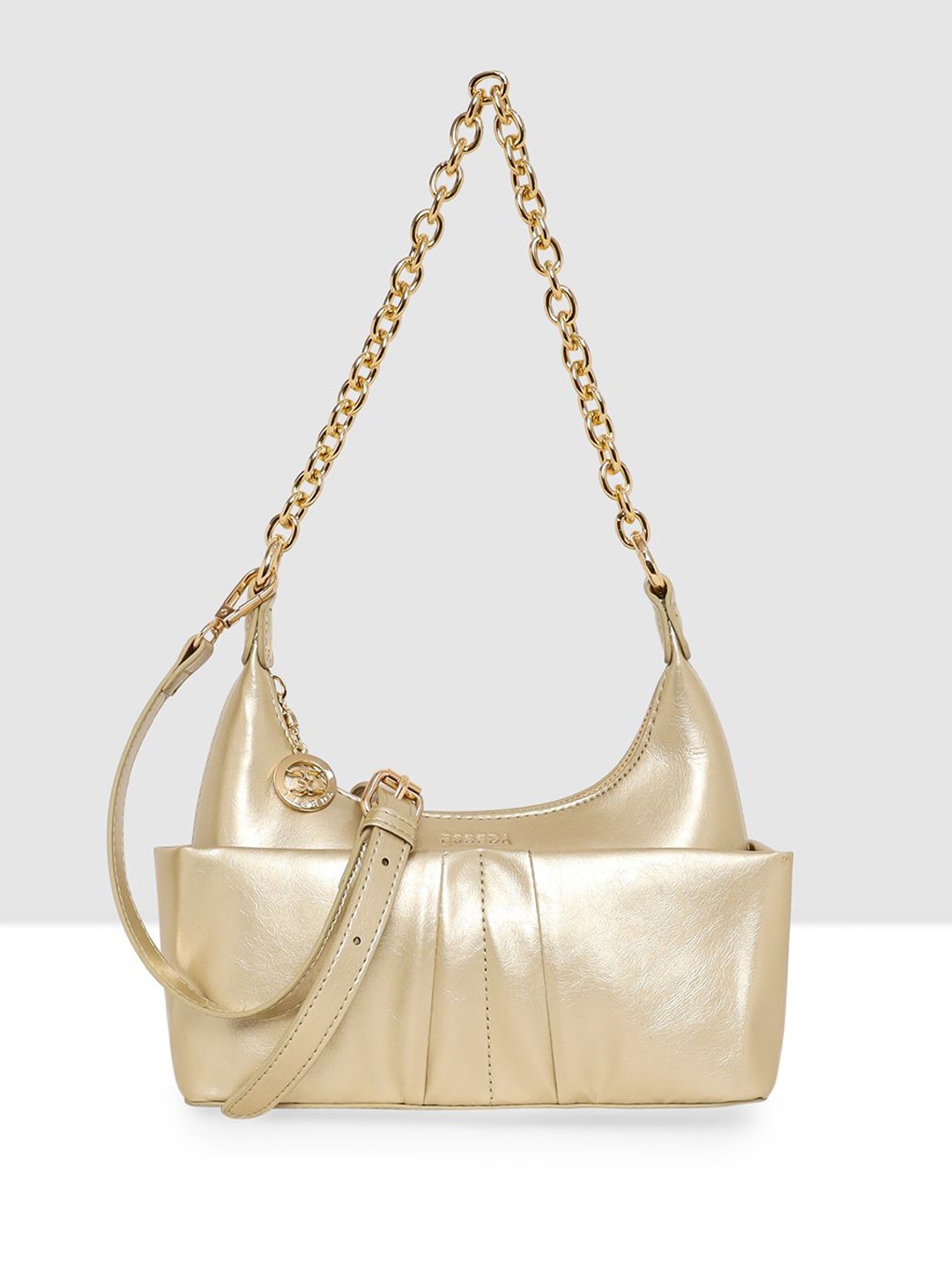 

ESBEDA PU Swagger Sling Bag, Gold