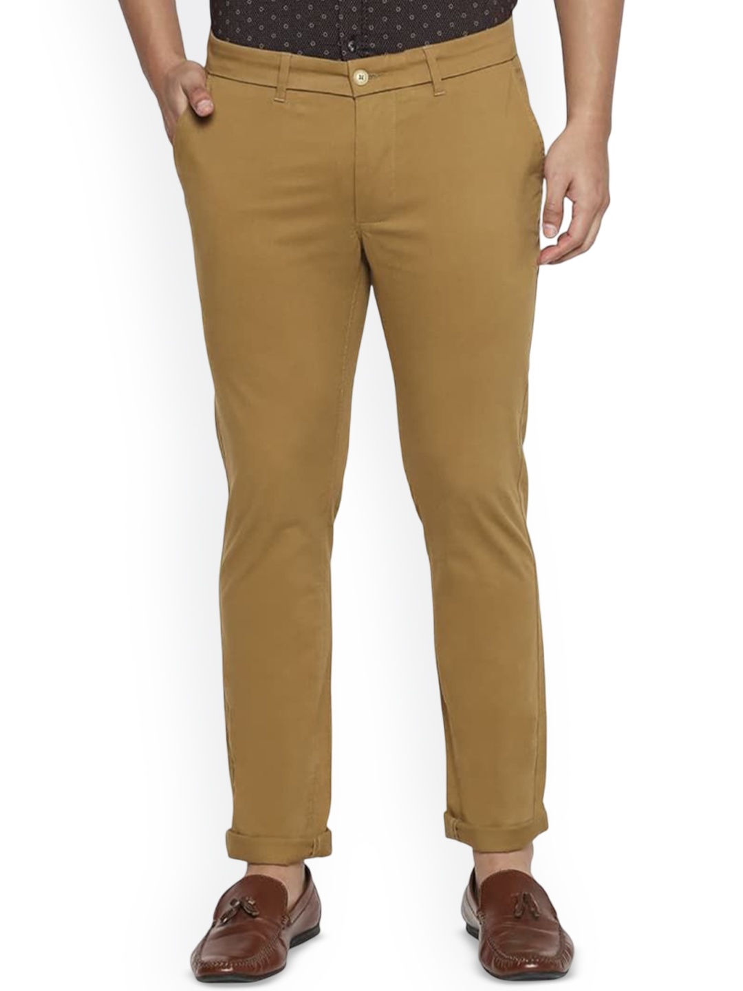 

Basics Men Comfort Trousers, Khaki