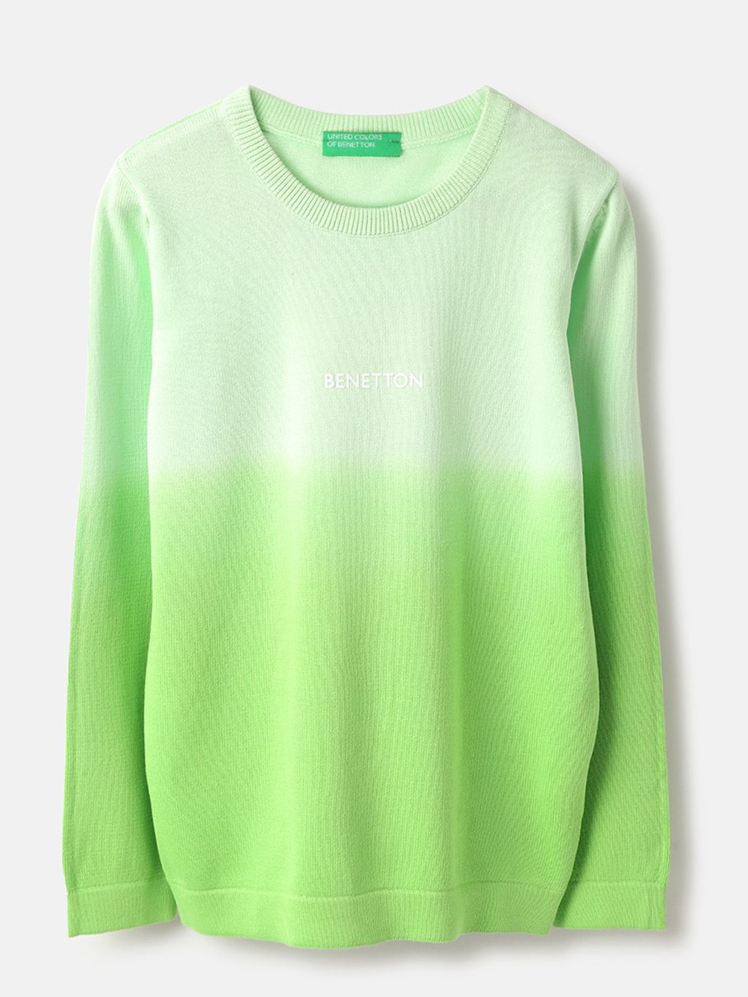 

United Colors of Benetton Boys Printed Sweatshirt, Green