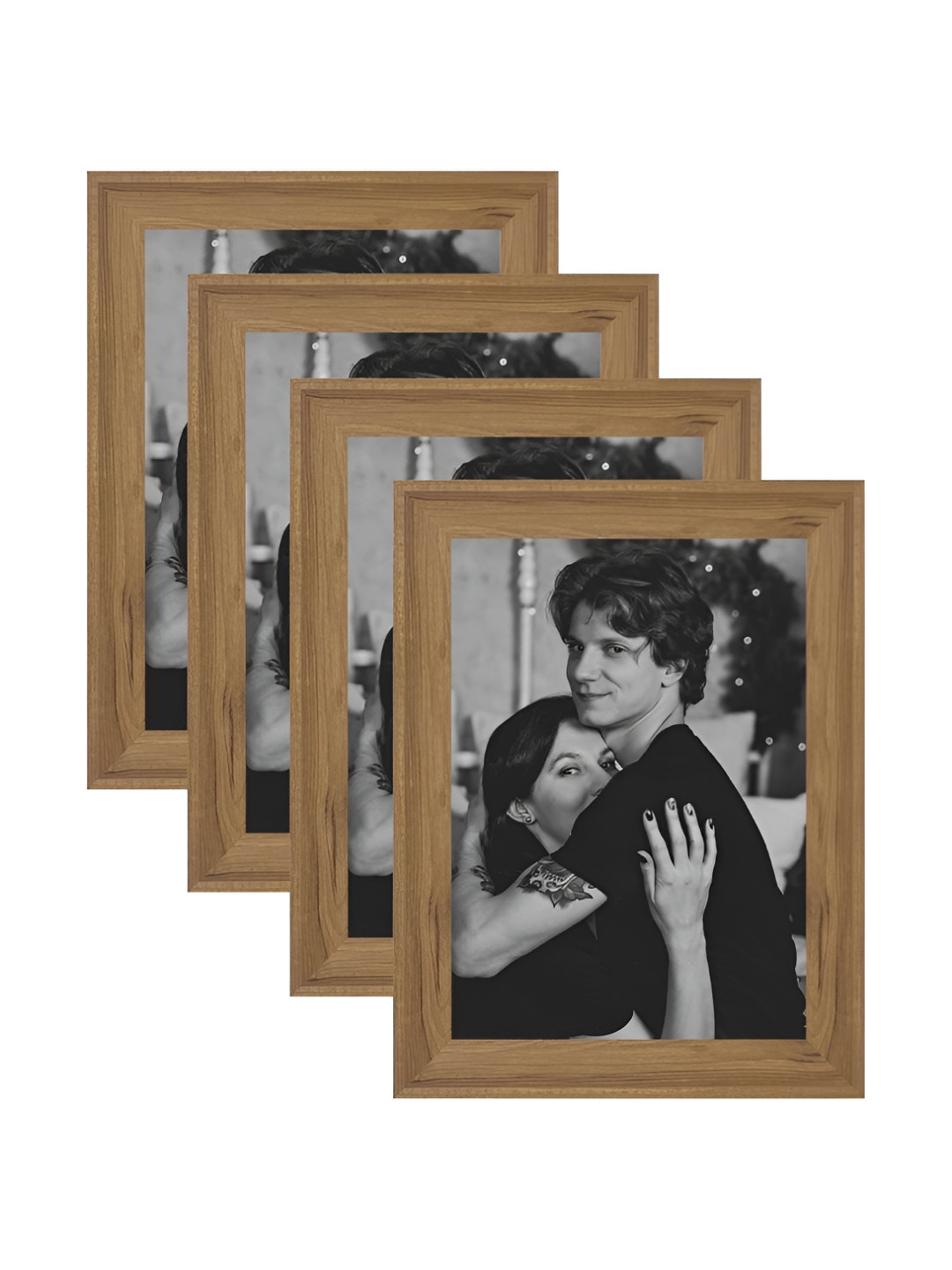 

Art Street Brown 2 to 4 Pieces Wood Wall Photo Frames