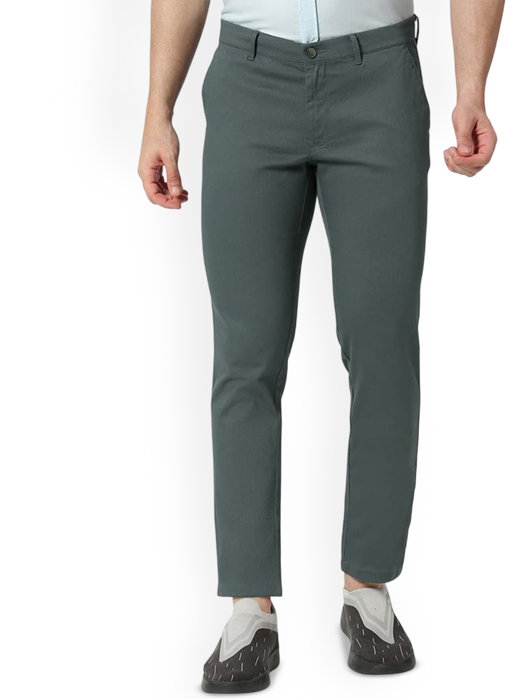 

Basics Men Comfort Trousers, Green