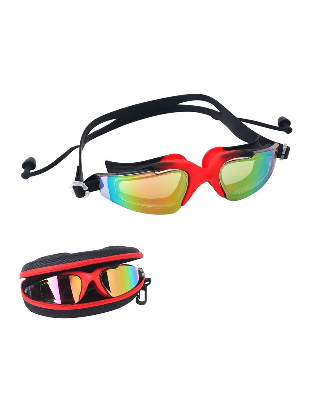 

ARROWMAX Swimming Goggles With Case, Red