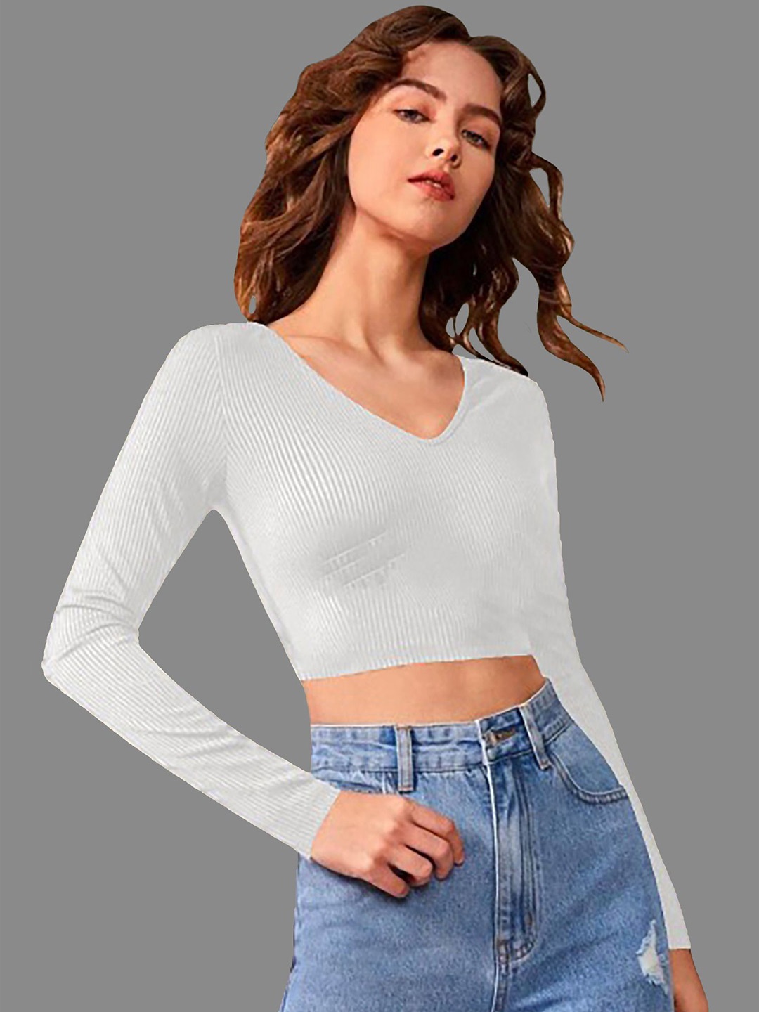 

Dream Beauty Fashion Women Crop Top, White