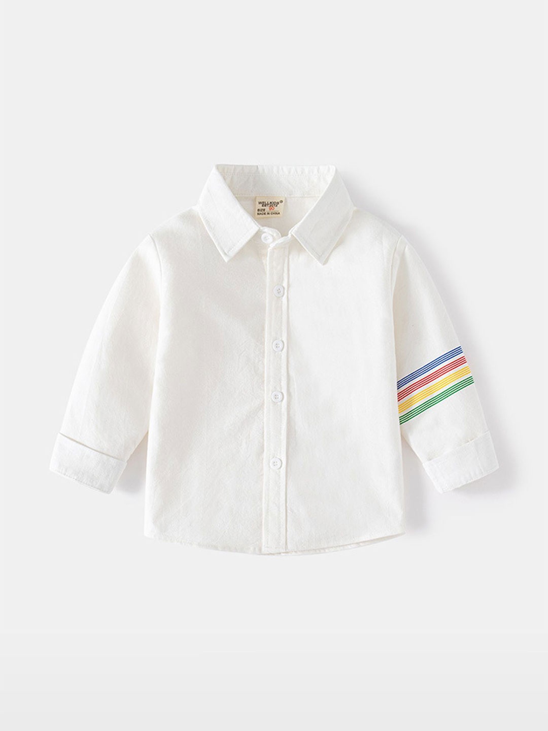 

LULU & SKY Boys Opaque Casual Shirt, White