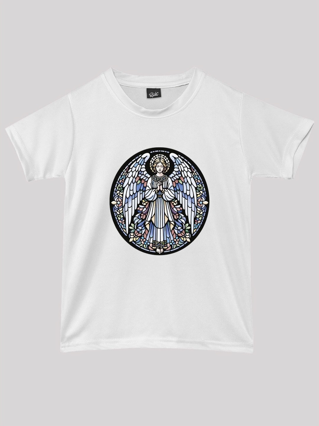 

RISH Kids Graphic Printed Round Neck T-shirt, White