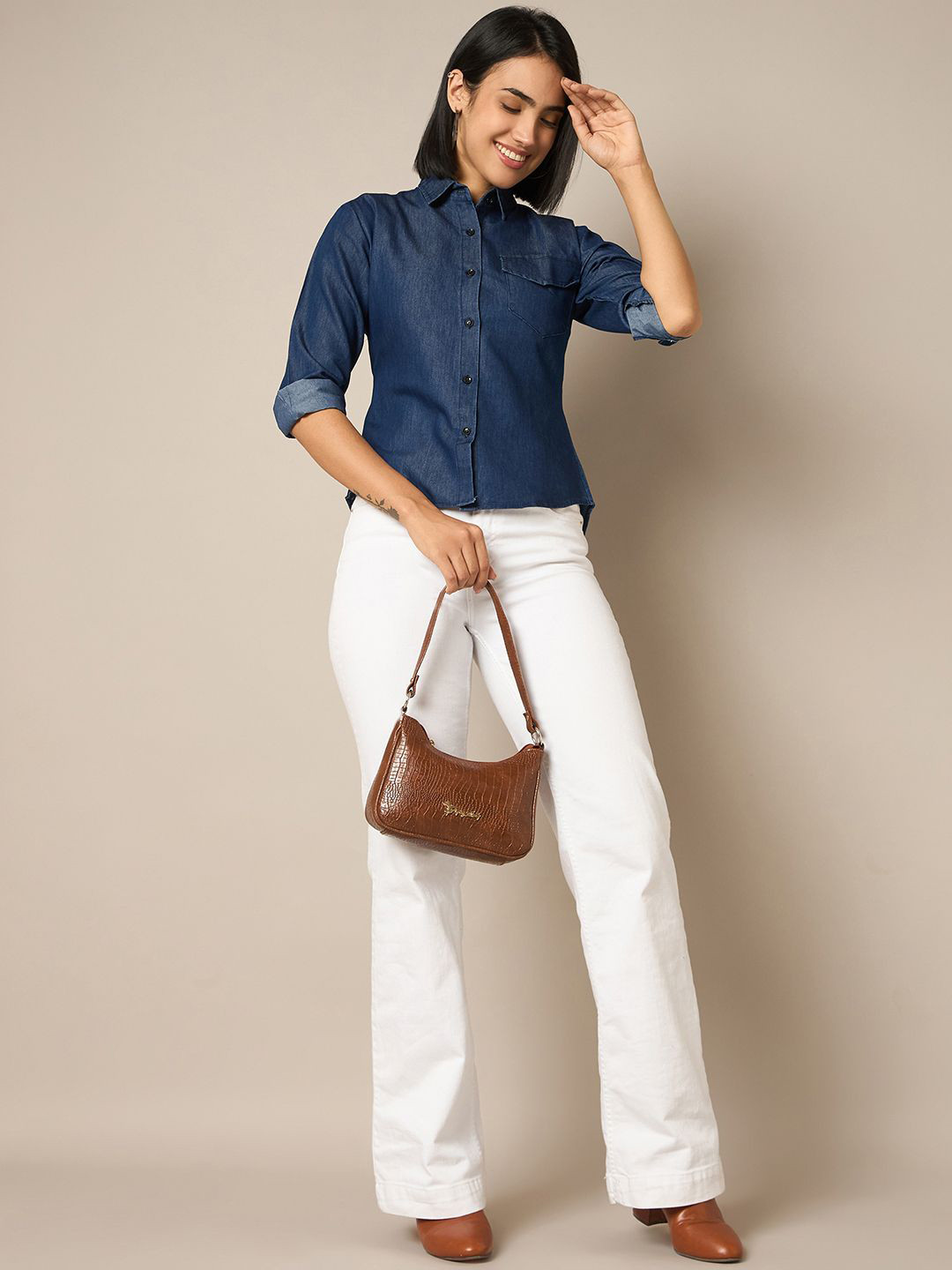 

CORSICA Women Opaque Casual Shirt, Blue