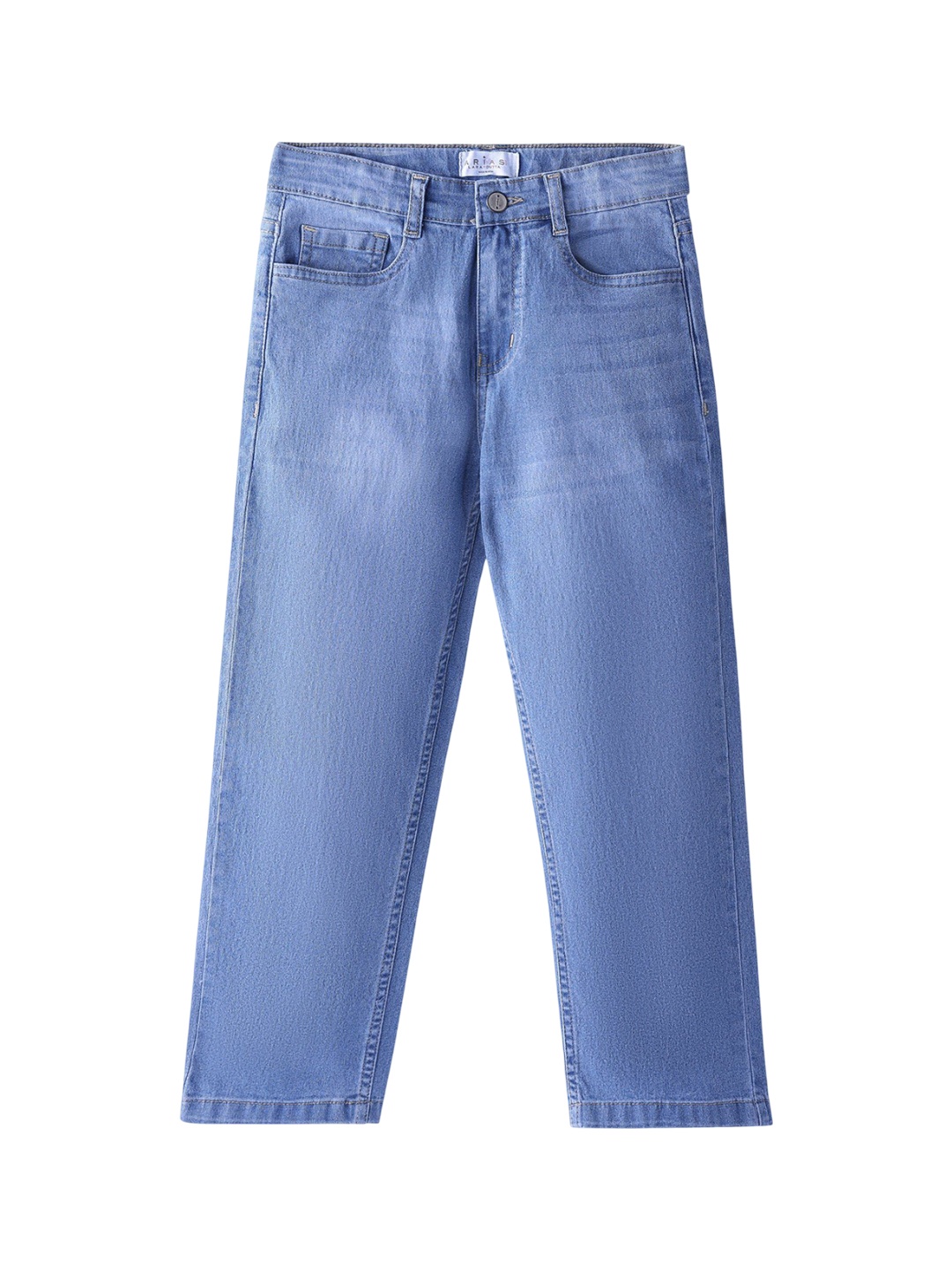 

ARIAS By LARA DUTTA Boys Cotton Light Fade Mid-Rise Jeans, Blue