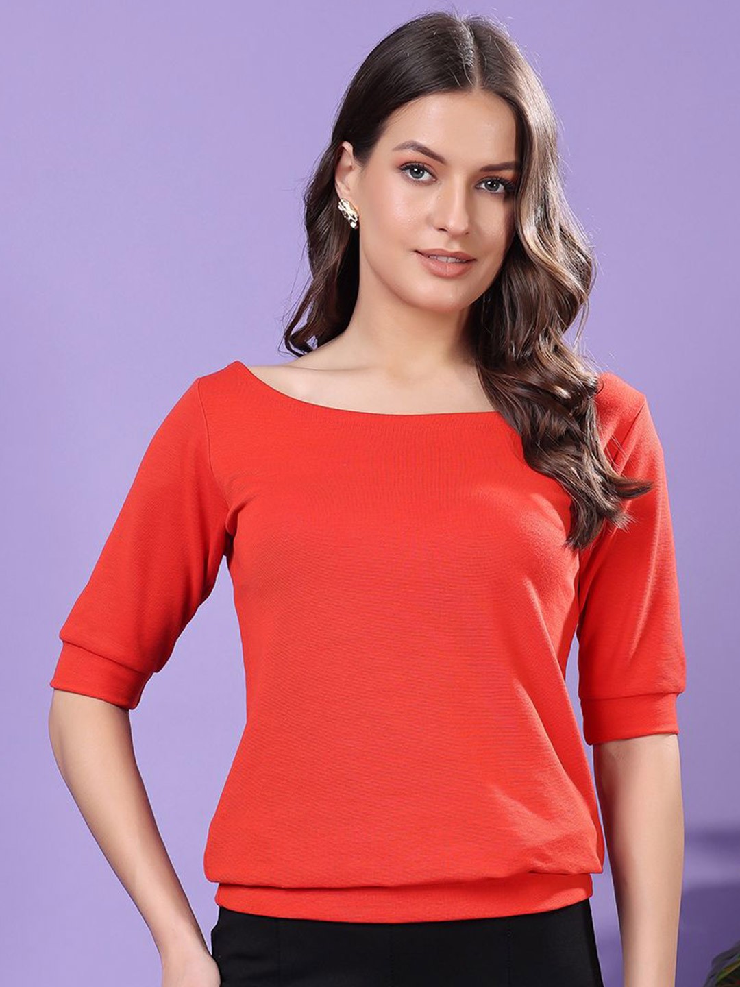 

Moda Rapido Cotton Top, Red