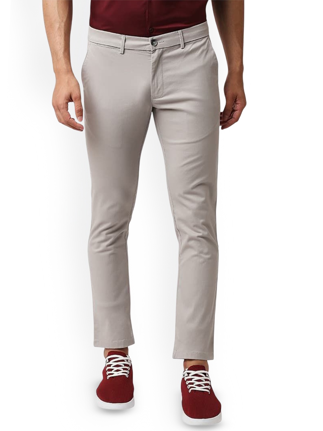 

Basics Men Comfort Trousers, Grey