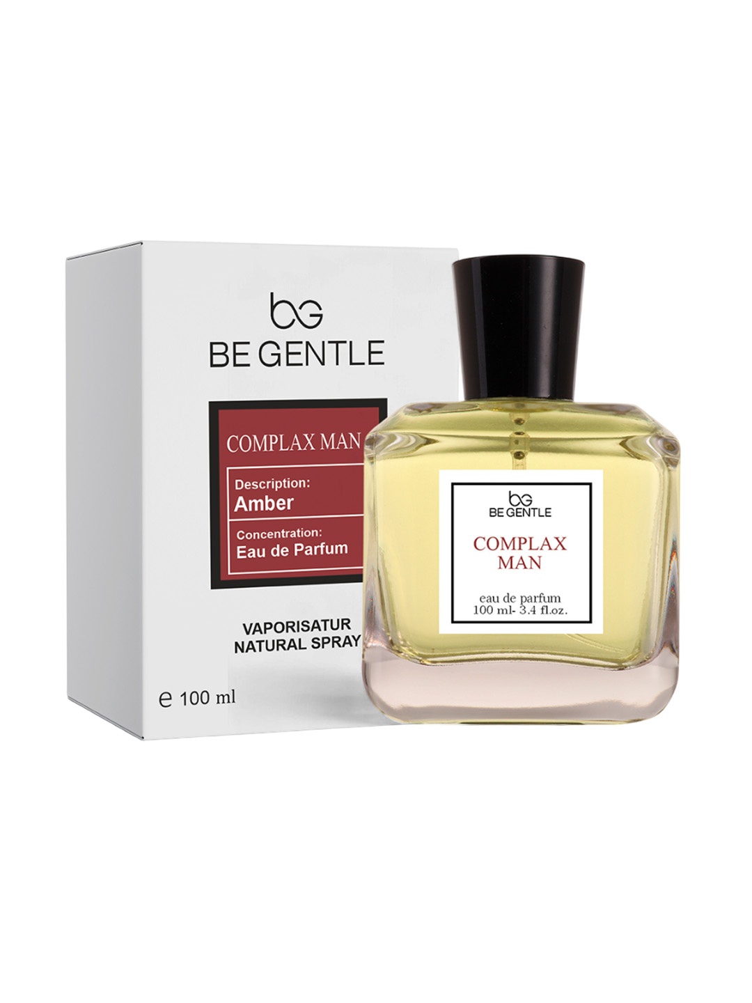 

BE GENTLE Complax Man Long Lasting Eau de Parfum - 100 ml, Yellow