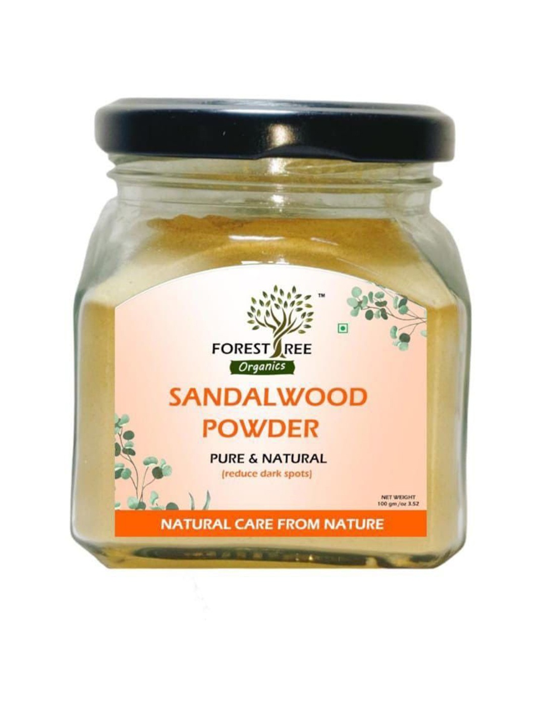 

FORESTREE Pure And Natural Sandalwood Powder- 100 g, Yellow
