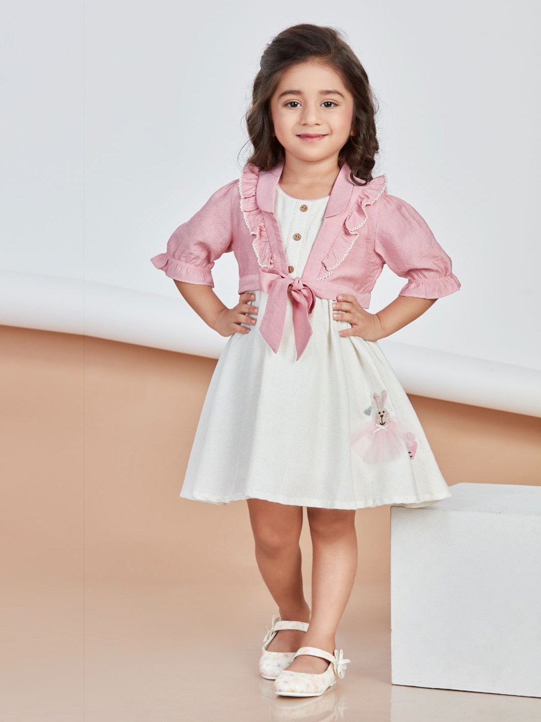 

Peppermint Girls A-Line Dress, Pink