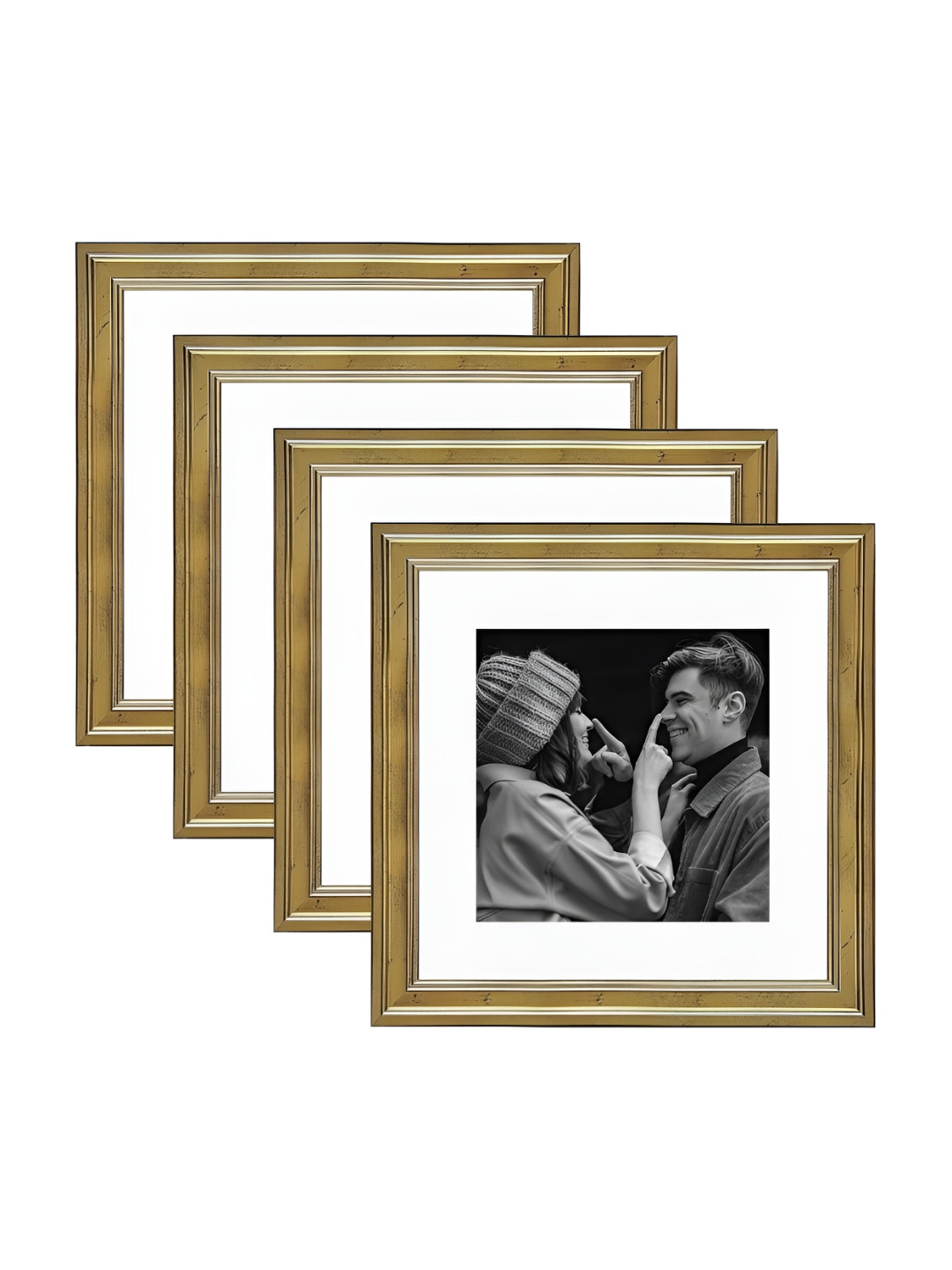 

Art Street Gold-Toned 2 to 4 Pieces Wood Wall Photo Frames