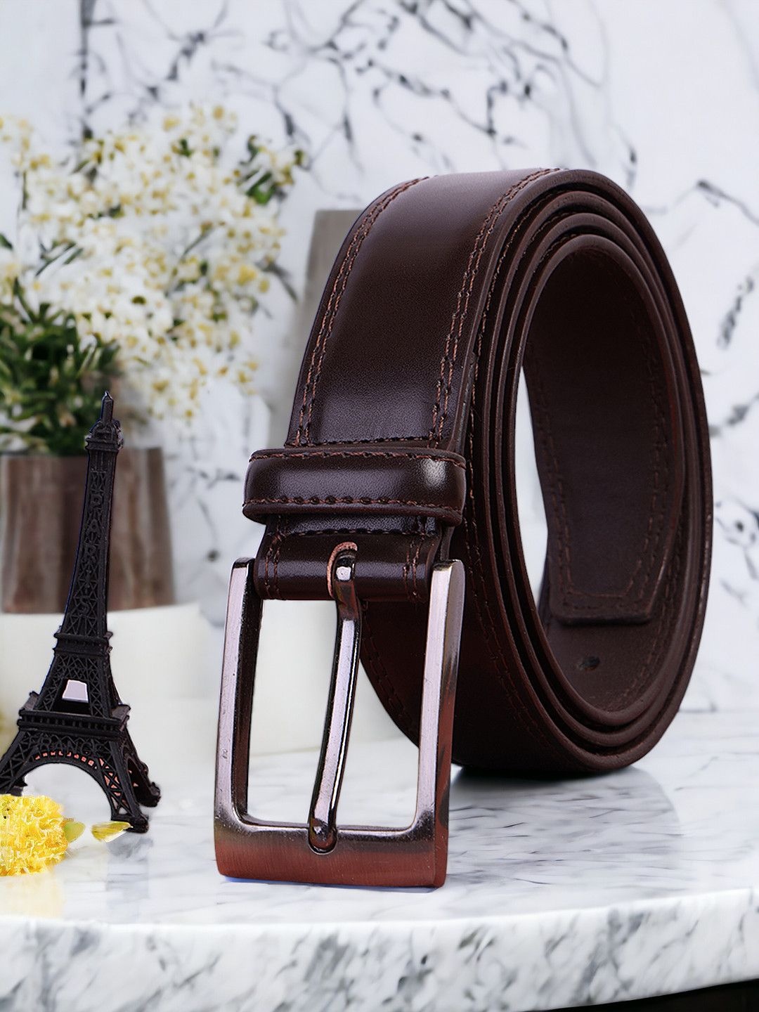 

Metronaut Men Formal Belt, Brown