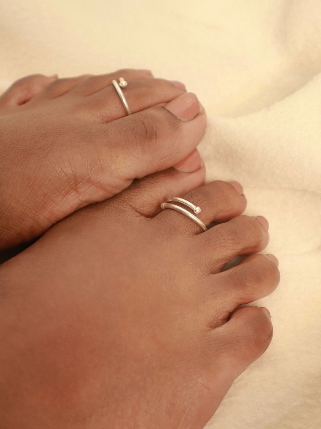 

House of Pehr 1 Pc - Women 92.5 Sterling Silver Double Toe Ring