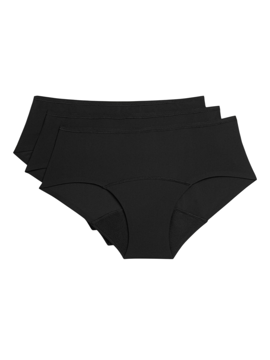 

Marks & Spencer Pack Of 3 Heavy Absorbency High Rise Period Briefs T617949PBLACK, Black