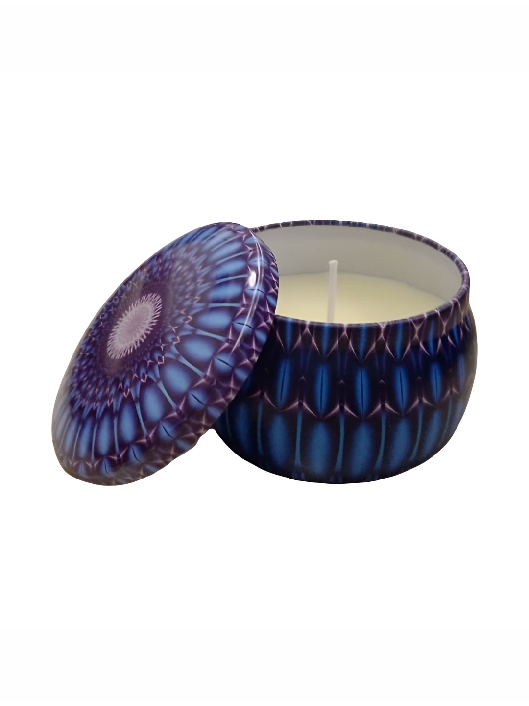 

Shreedah Navy Blue & White 1 pieces Jar Candle