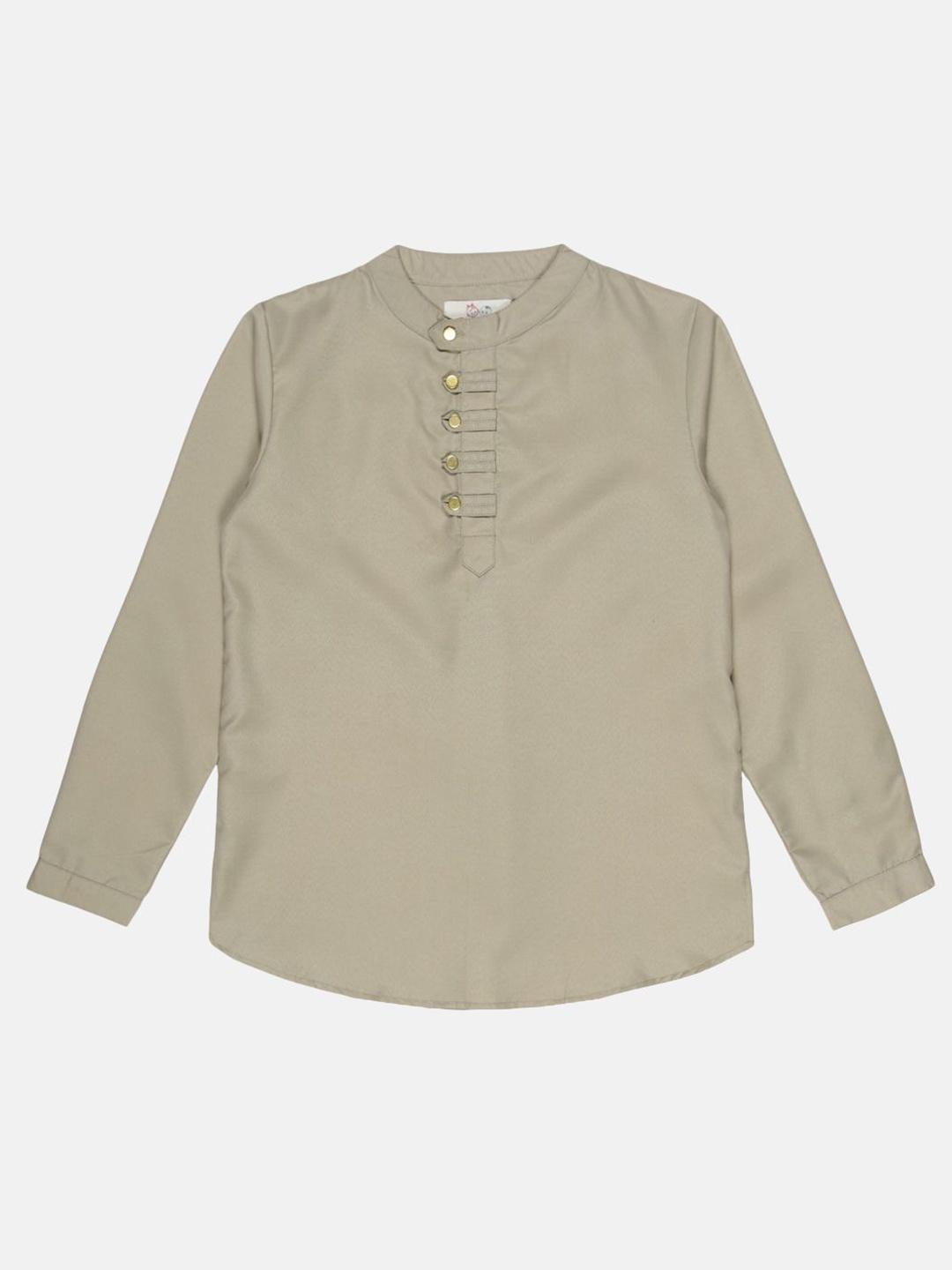 

YOUNG BIRDS Boys Opaque Casual Shirt, Khaki