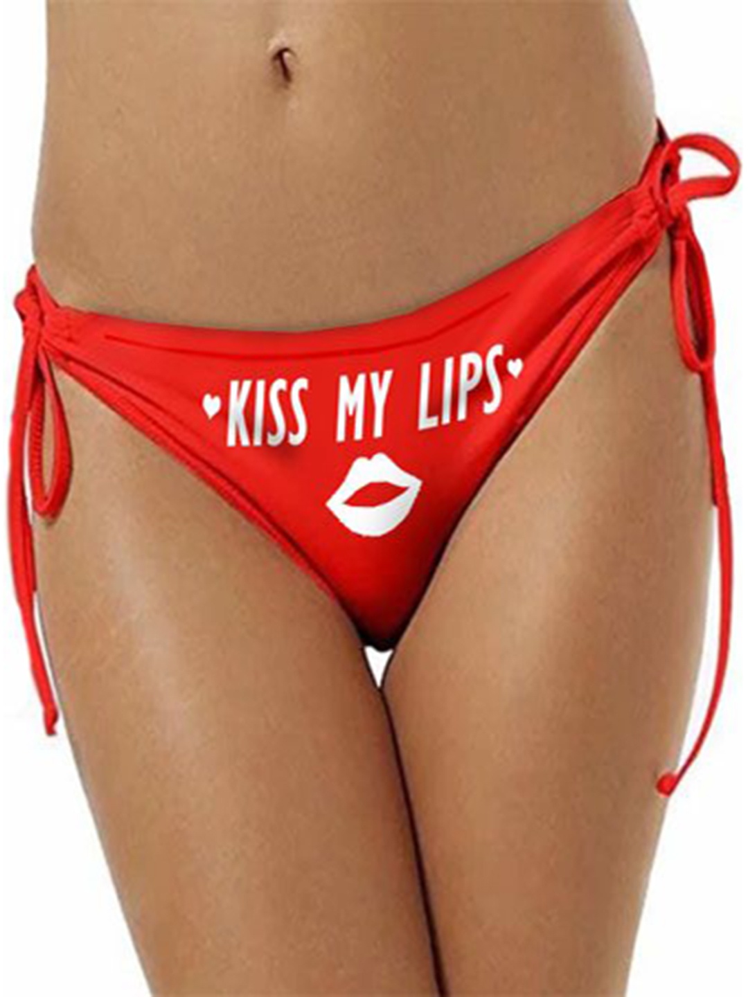 

exciting Lives Women Glow Kiss My Lips Underwear, Red