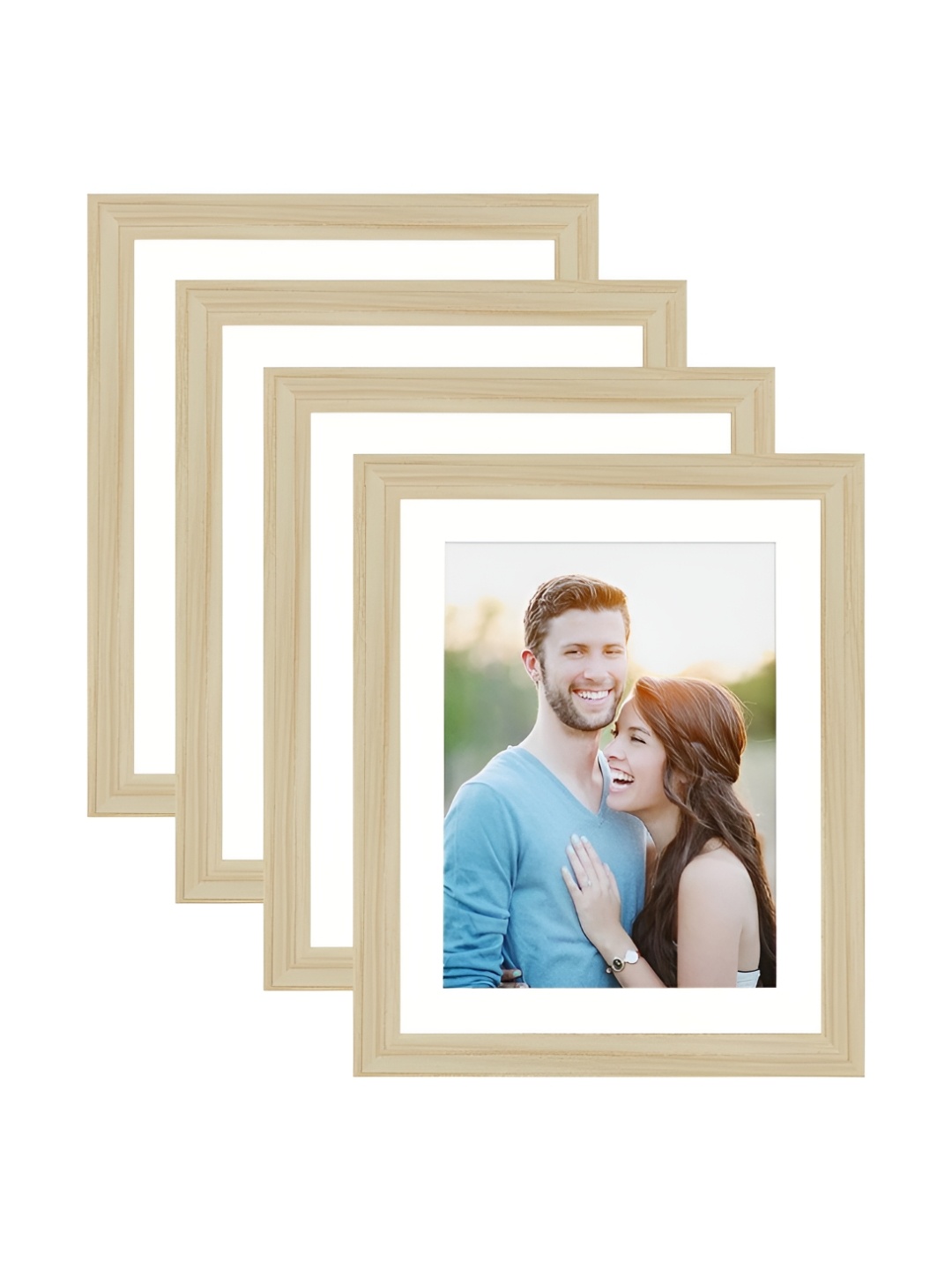 

Art Street Brown & White 2 to 4 Pieces Wood Wall Photo Frames