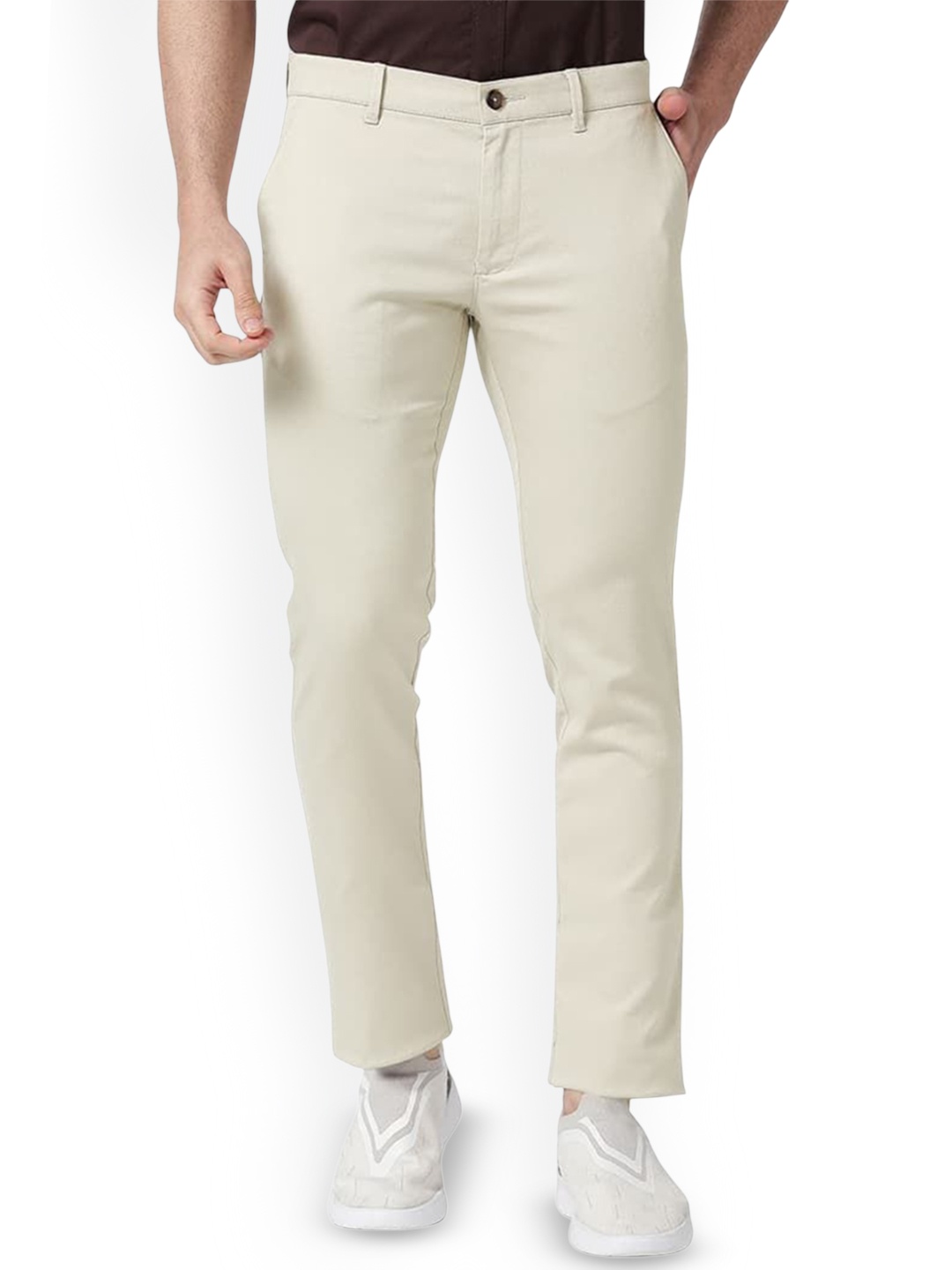 

Basics Men Comfort Trousers, Beige