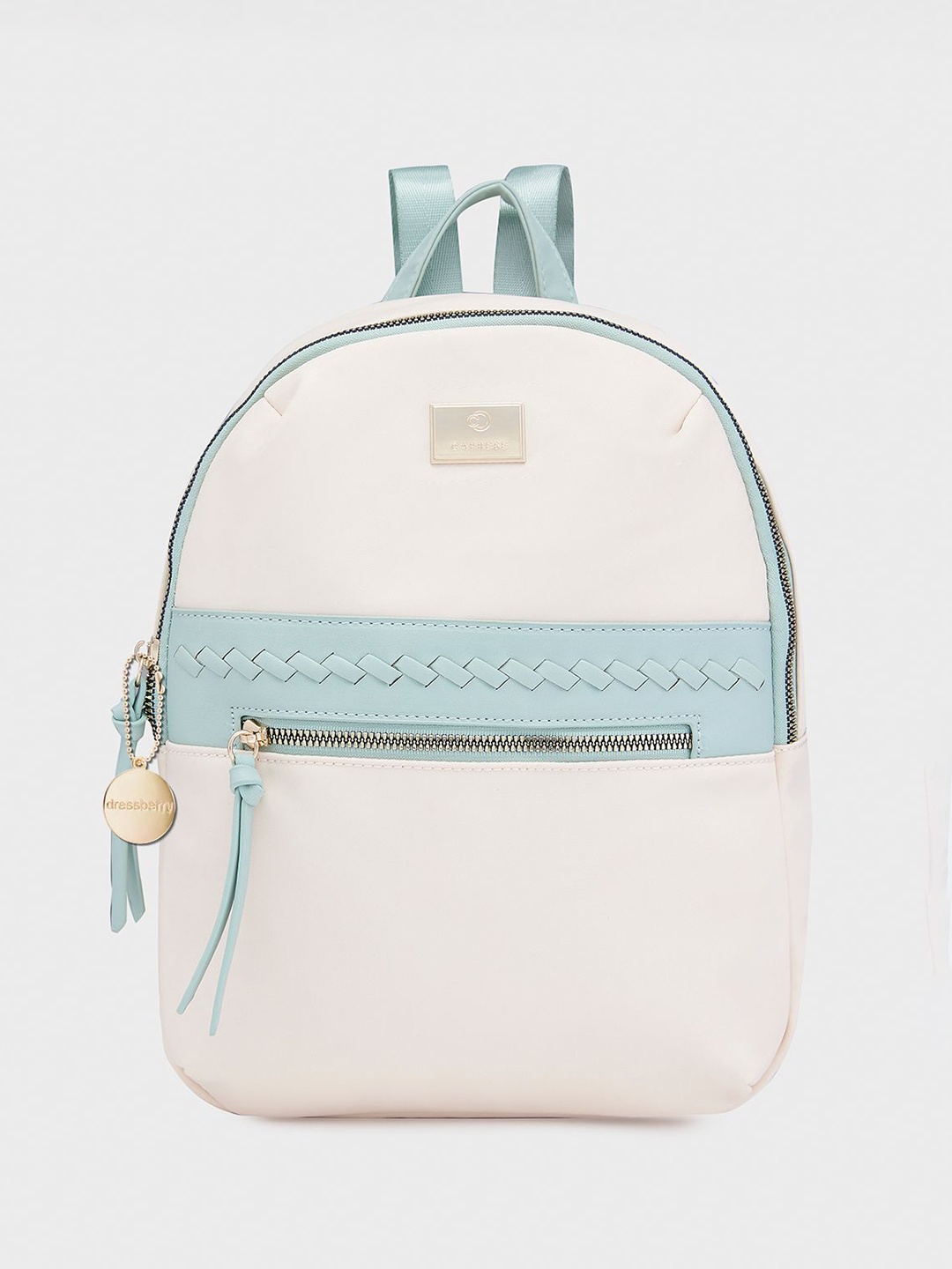 

DressBerry X CAPRESE Women Colourblocked Backpack, White