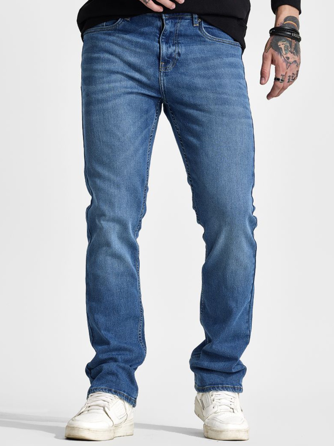 

Snitch Men Blue Straight Fit Jeans