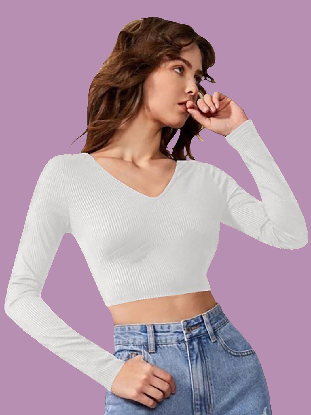 

Dream Beauty Fashion Crop Top, White