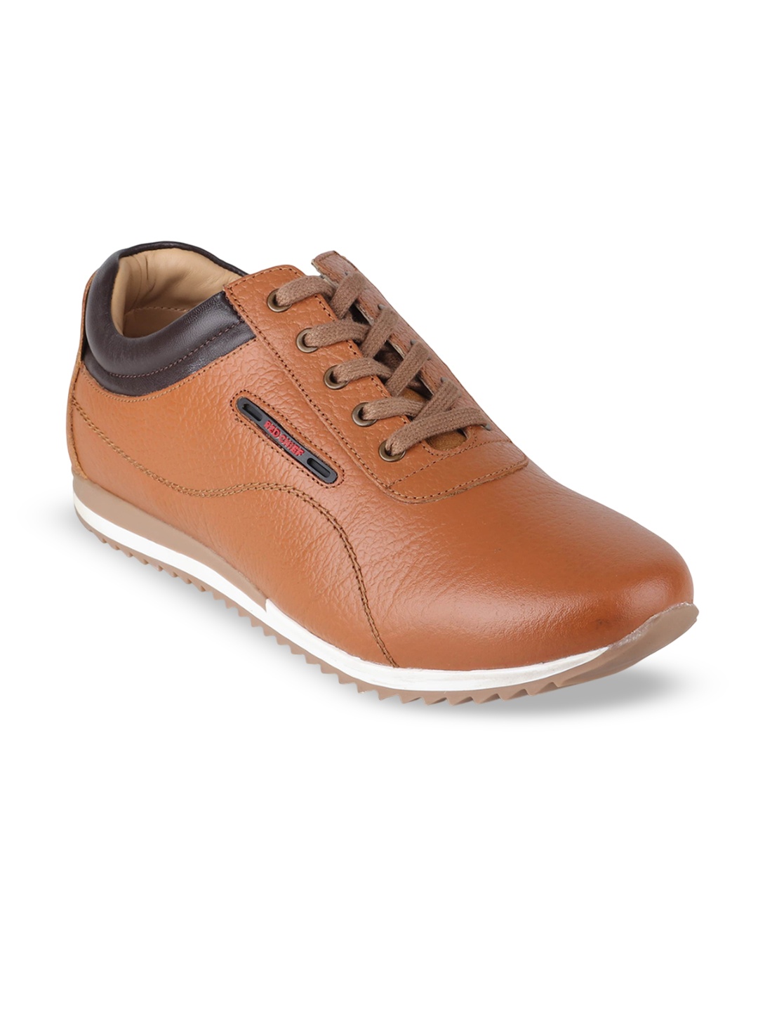 

Red Chief Men Leather Lace-Ups Fashion Sneakers, Tan