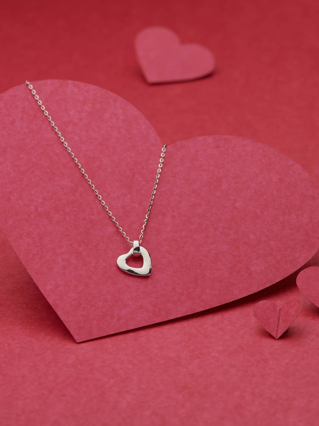

Gargi by P. N. Gadgil & Sons 925 Sterling Silver Pendants with Chain