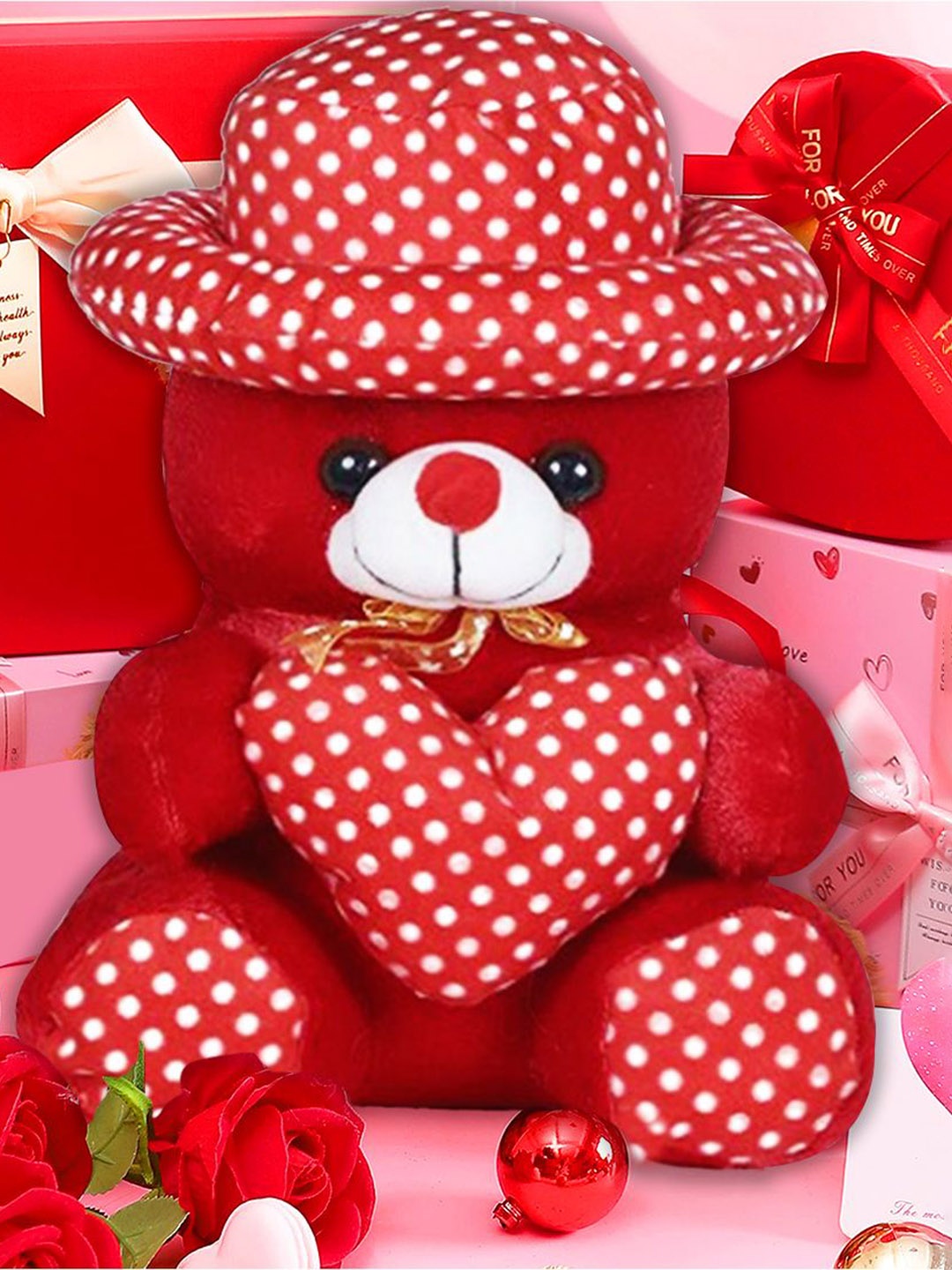 

Adbeni Microfibre Doll Soft Toys and Dolls, Red