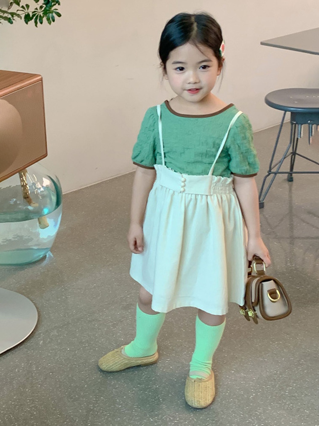 

LULU & SKY Girls A-Line Dress, Green