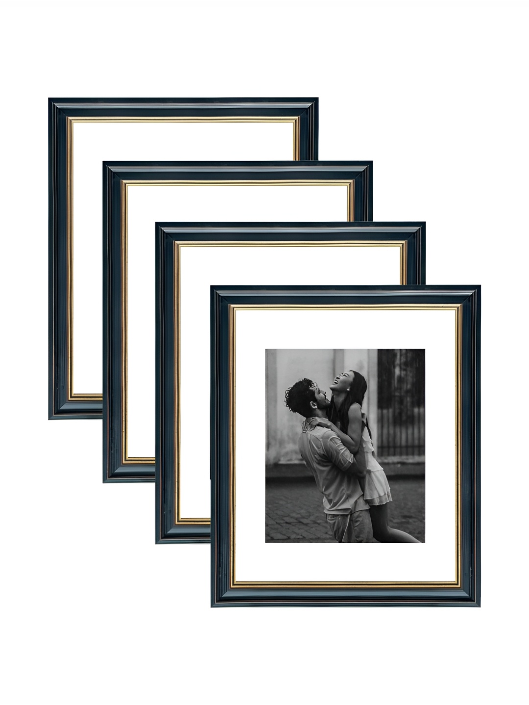 

Art Street Black & White 2 to 4 Pieces Wood Wall Photo Frames