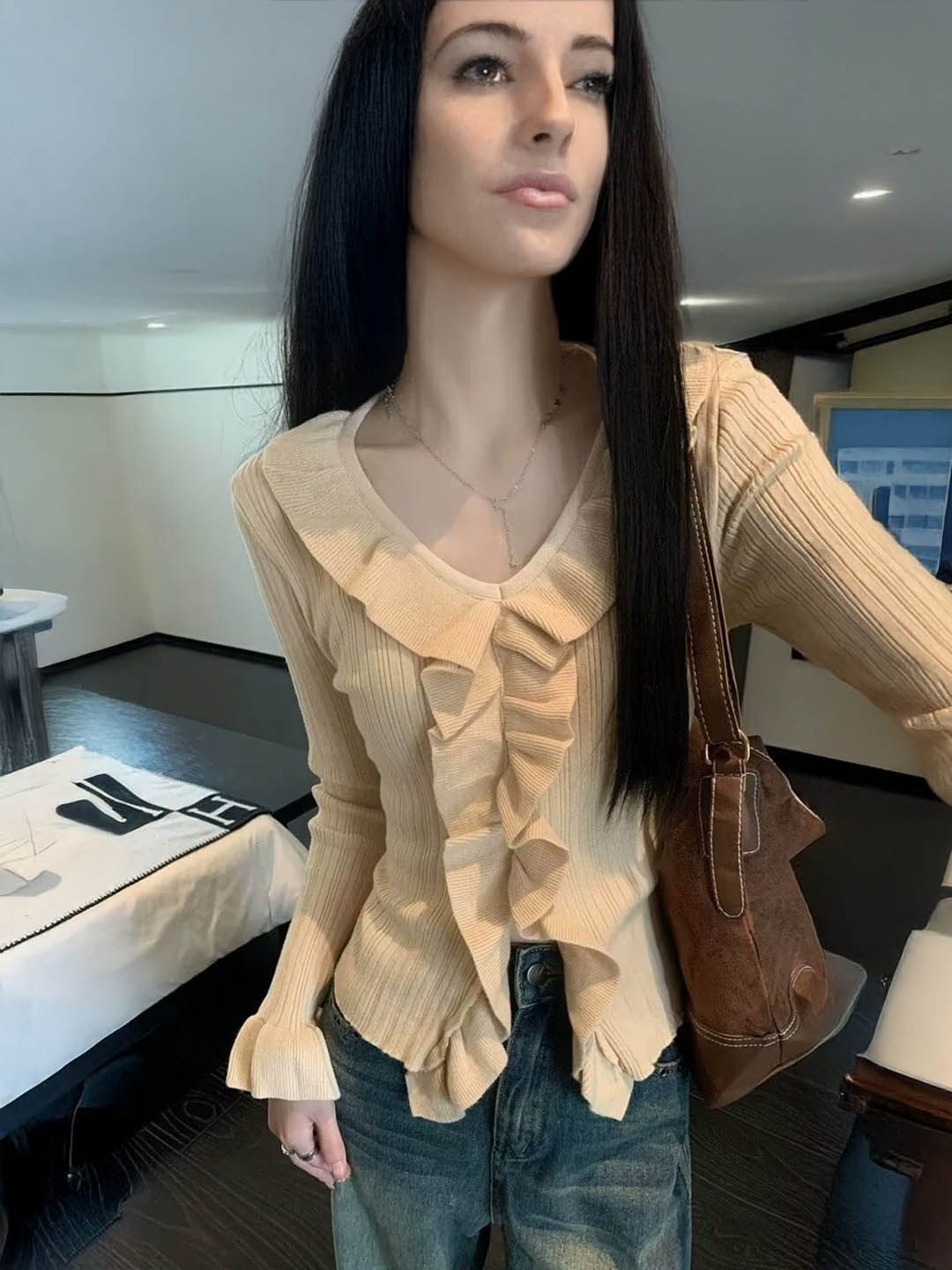 

StyleCast Top, Beige
